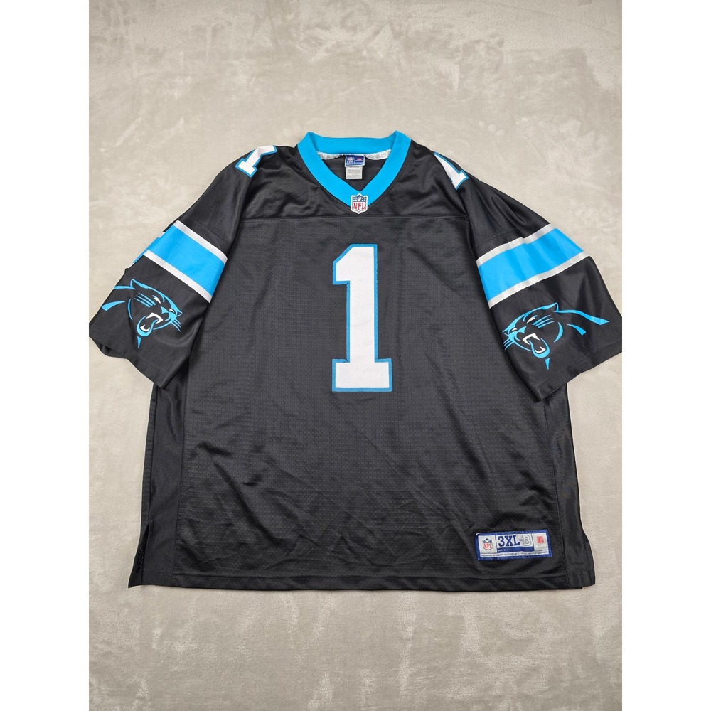 NFL Pro Line Cam Newton Carolina Panthers Jersey Mens 3XL Black #1 Football